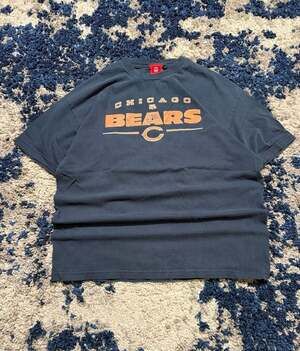 NFL Chicago Bears Navy Blue Crew Neck Graphic T-Shirt